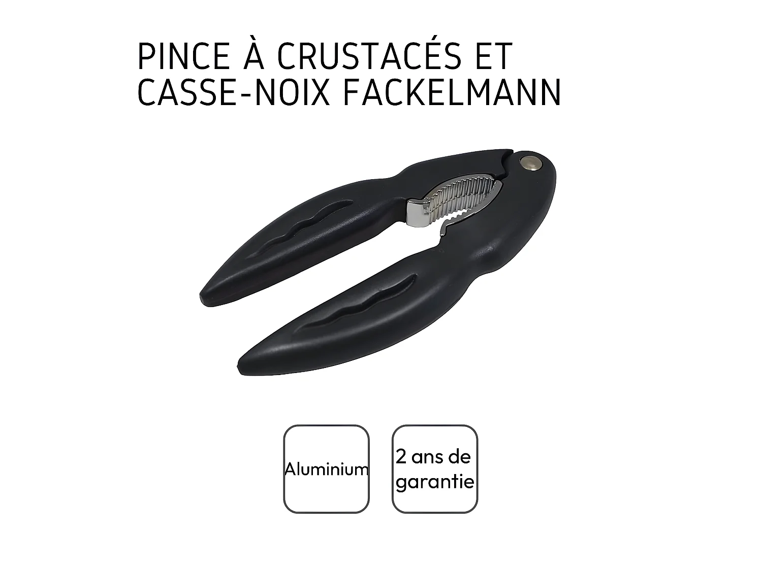 Pince à crustacés 13,5 cm Fackelmann