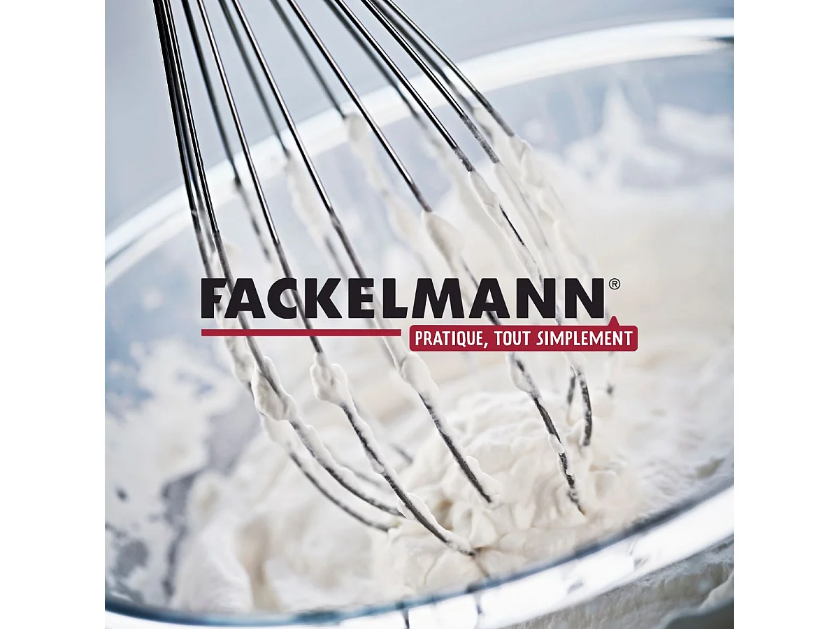 Fouet de cuisine et pâtisserie en inox avec bille 26,5 cm Fackelmann Ovale Limited Edition