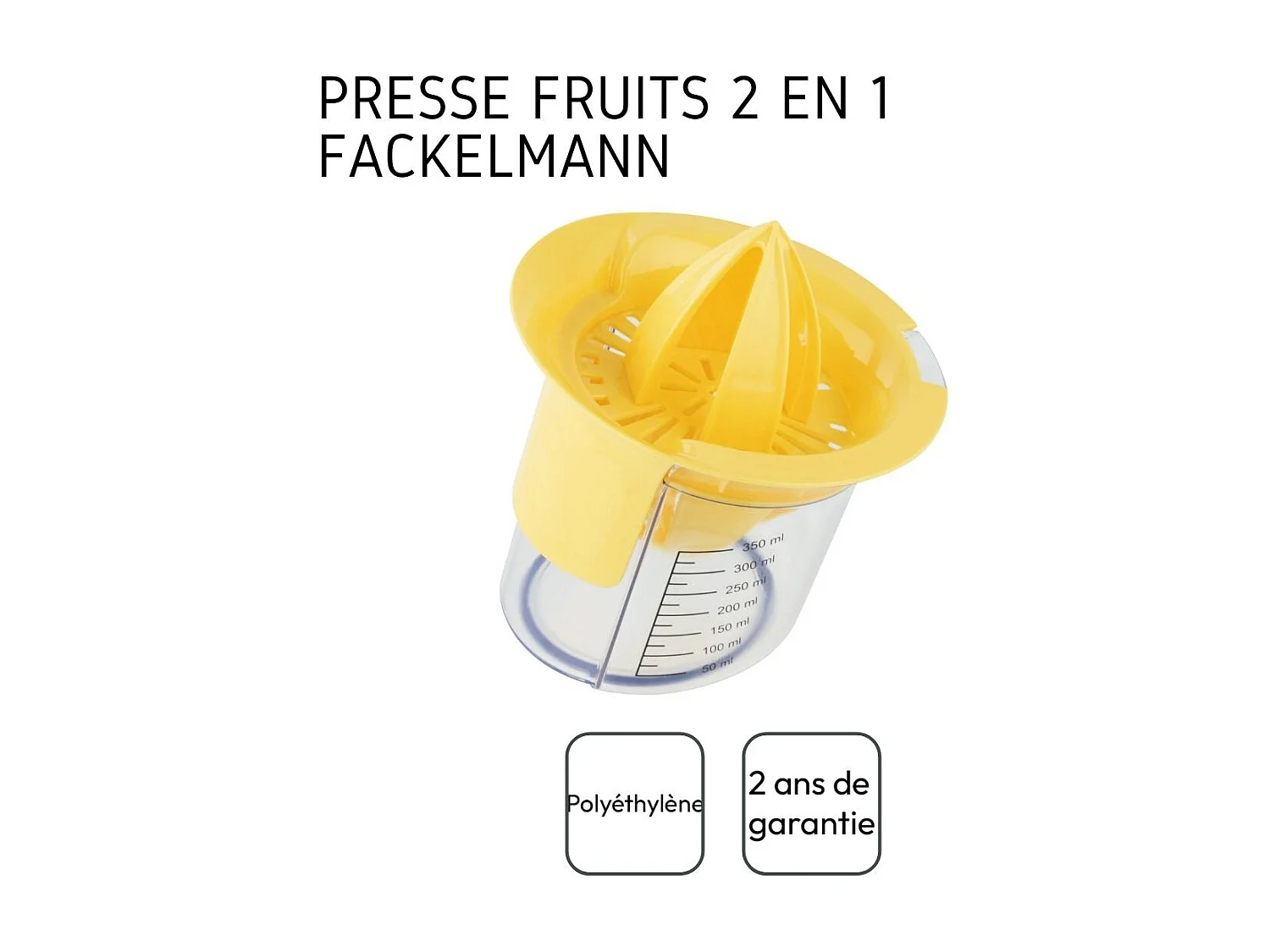 Presse-agrume manuel Fackelmann Colors Edition