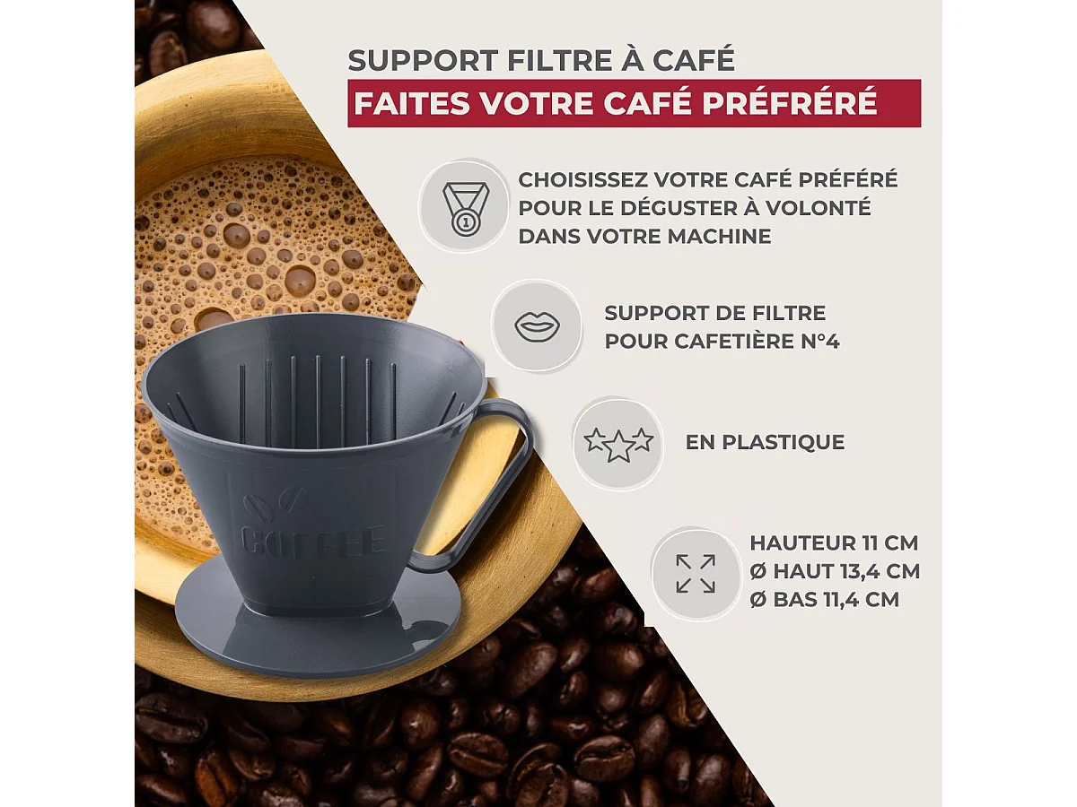 Porte filtre à café universel Fackelmann