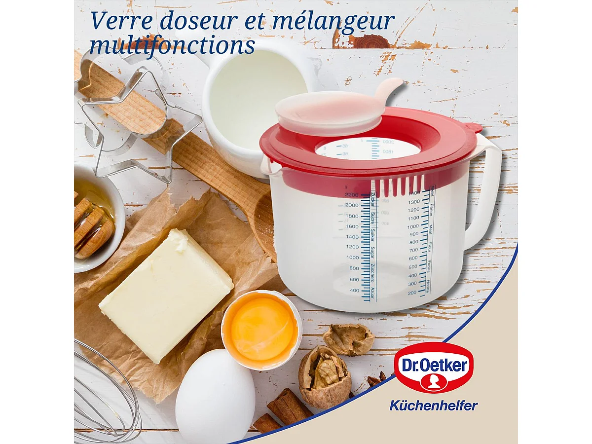 Verre doseur 2,2 litres Dr.Oetker Baker Edition