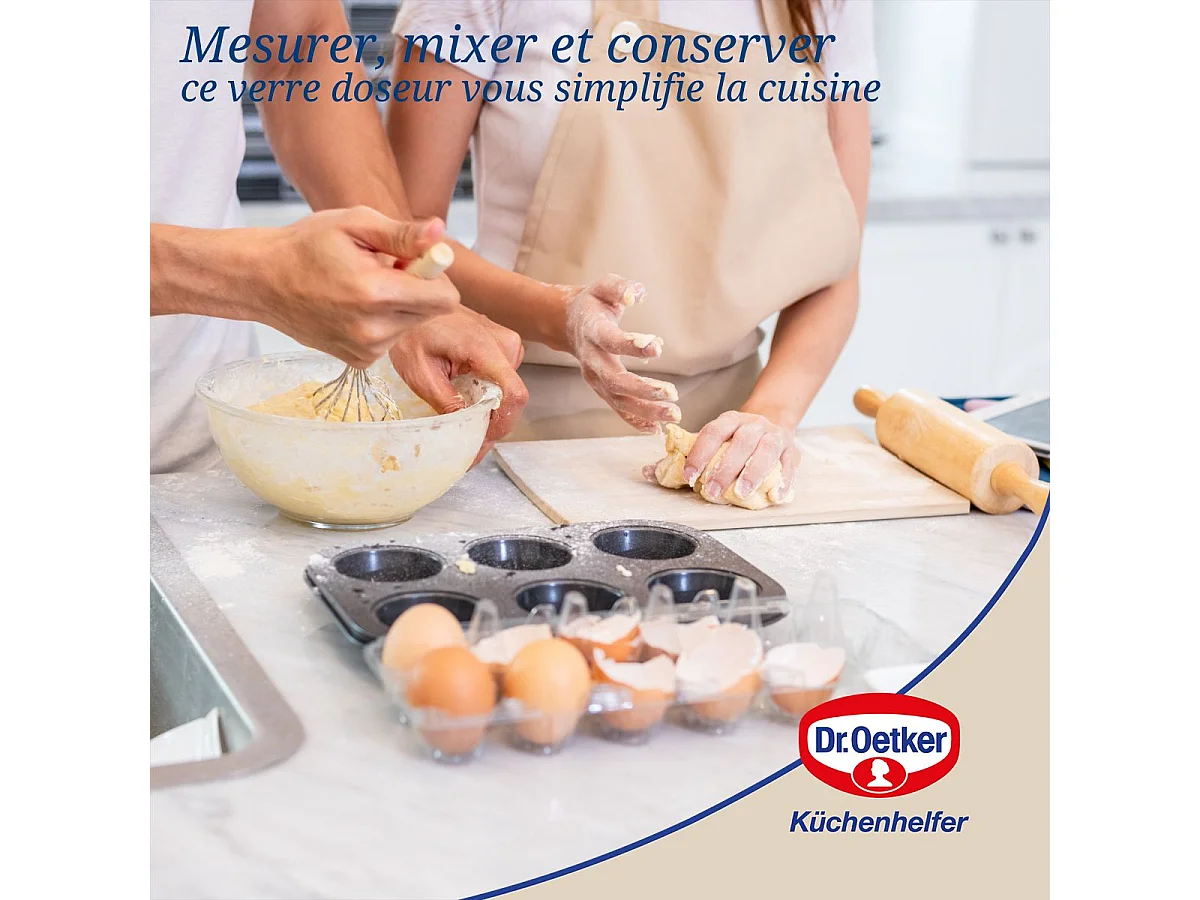 Verre doseur 2,2 litres Dr.Oetker Baker Edition