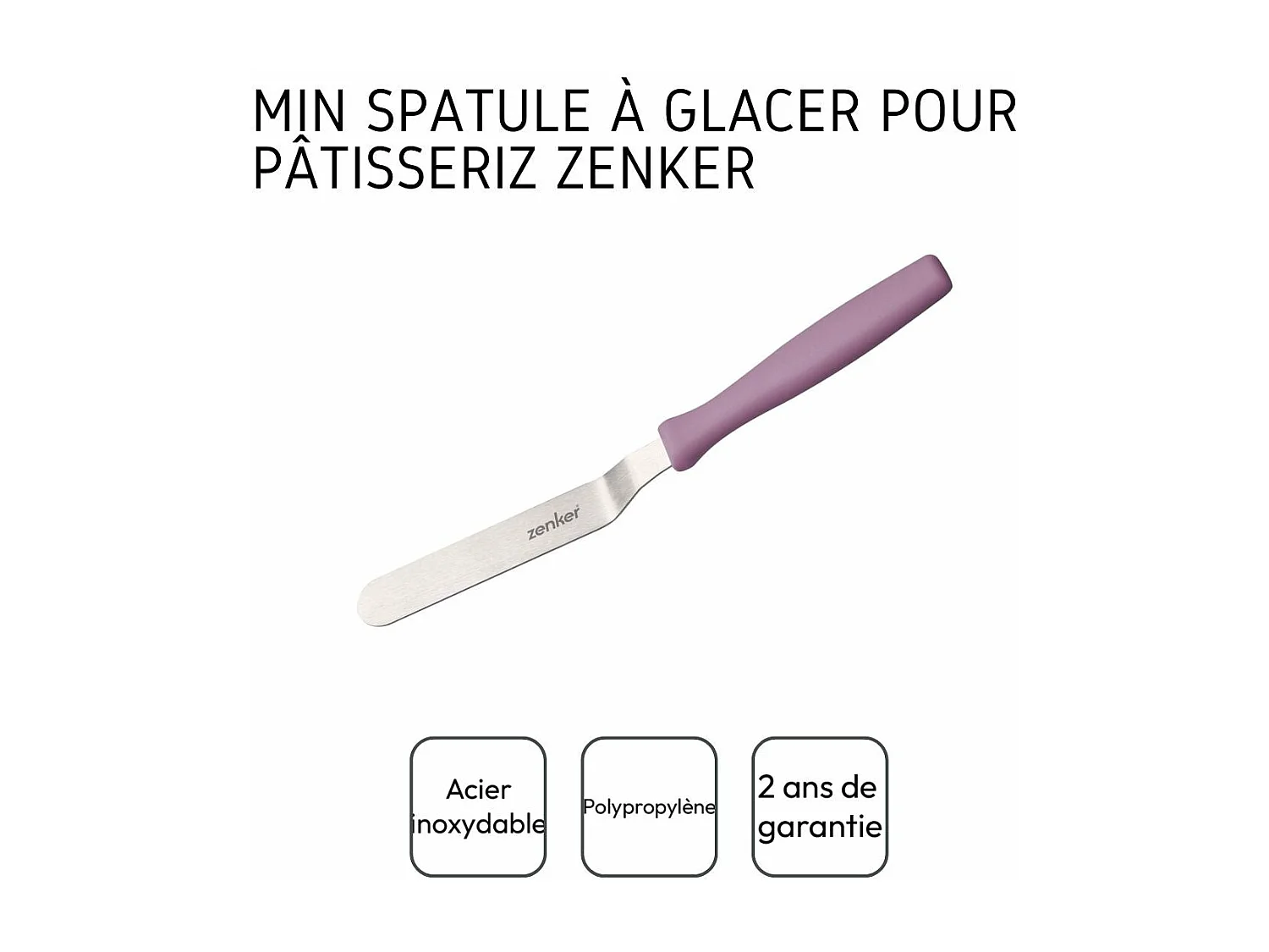 Mini spatule coudée 22,2 cm Zenker Sweet Sensation