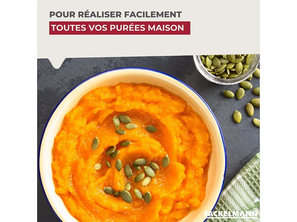 Moulin à légumes plastique 19 cm Fackelmann Handmade Tradition