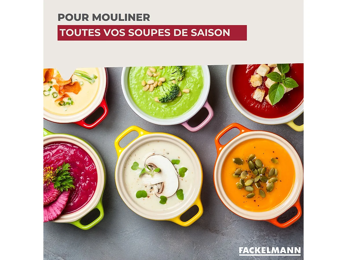 Moulin à légumes plastique 19 cm Fackelmann Handmade Tradition