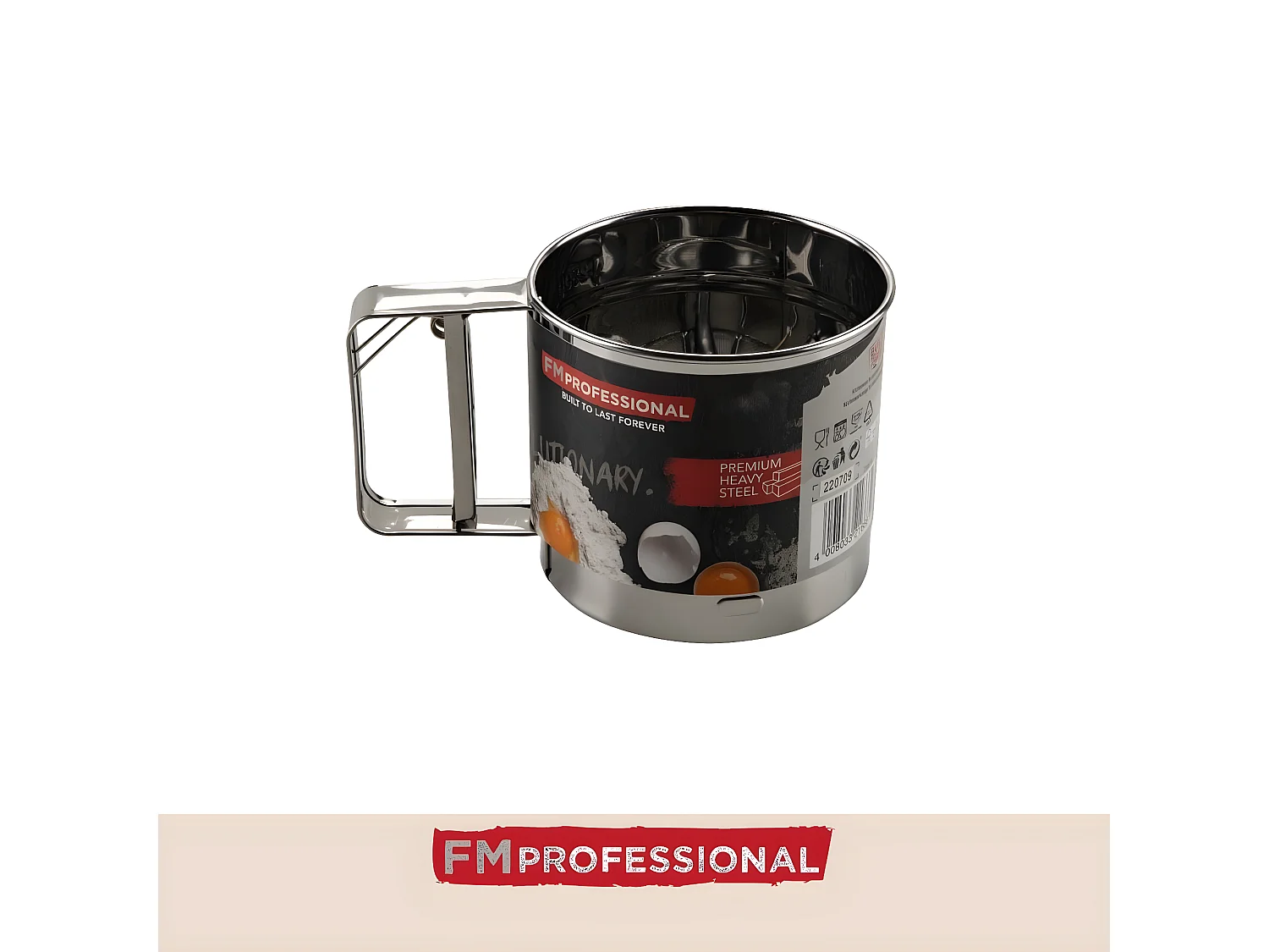Tamis de farine en inox 10 cm FM Professional