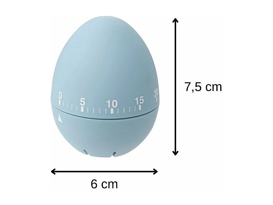 Minuteur de cuisine mécanique en forme d'œuf Zenker