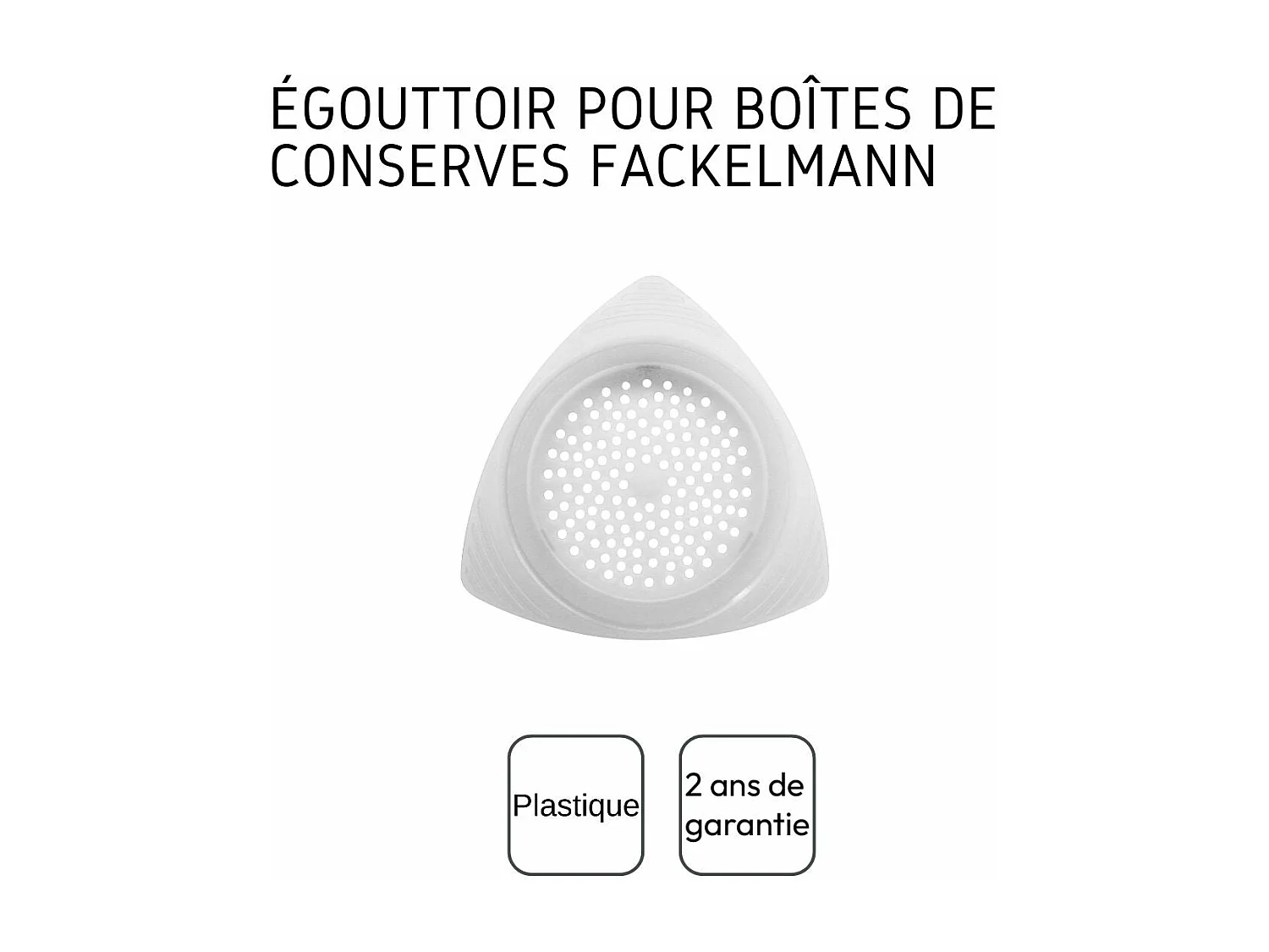 Egouttoir pour boîtes de conserves Fackelmann Basic
