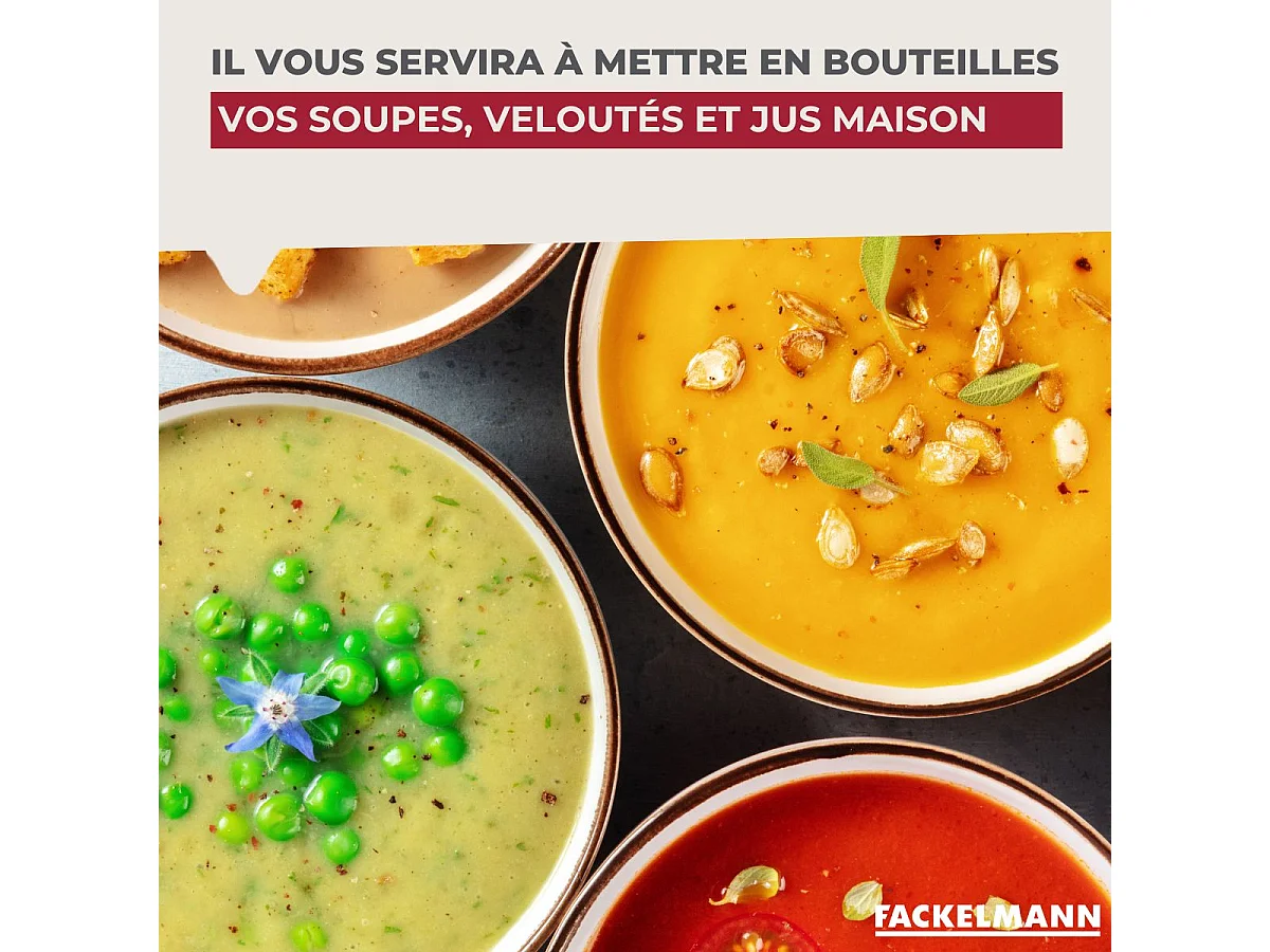 Entonnoir de cuisine inox 10 cm de diamètre Fackelmann