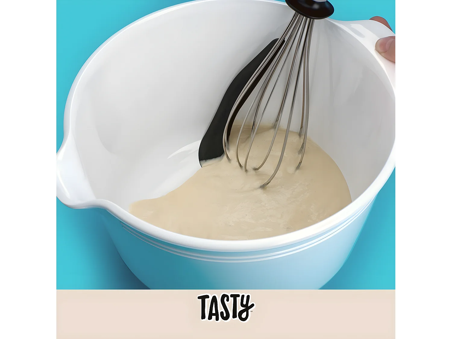 Fouet de cuisine et pâtisserie en inox avec spatule 31,5 cm Tasty Core