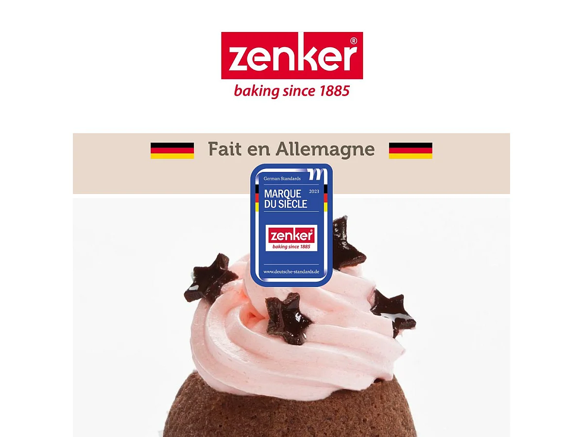 Seringue de pâtisserie et 6 embouts Zenker Sweet Sensation