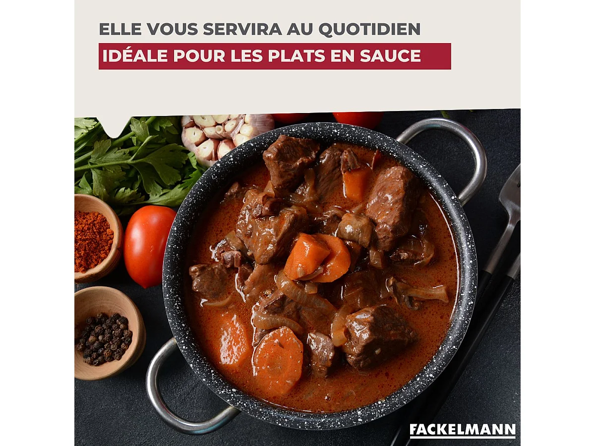 Cuillère de service inox 31,5 cm Fackelmann Oxford