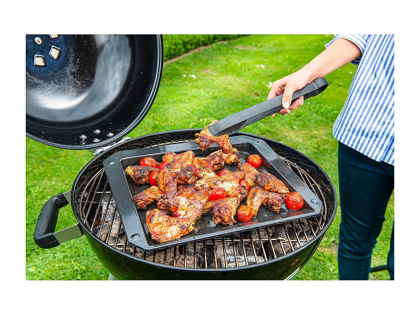 Pince à barbecue multifonction en plastique 32,5 cm Fackelmann Barbecue