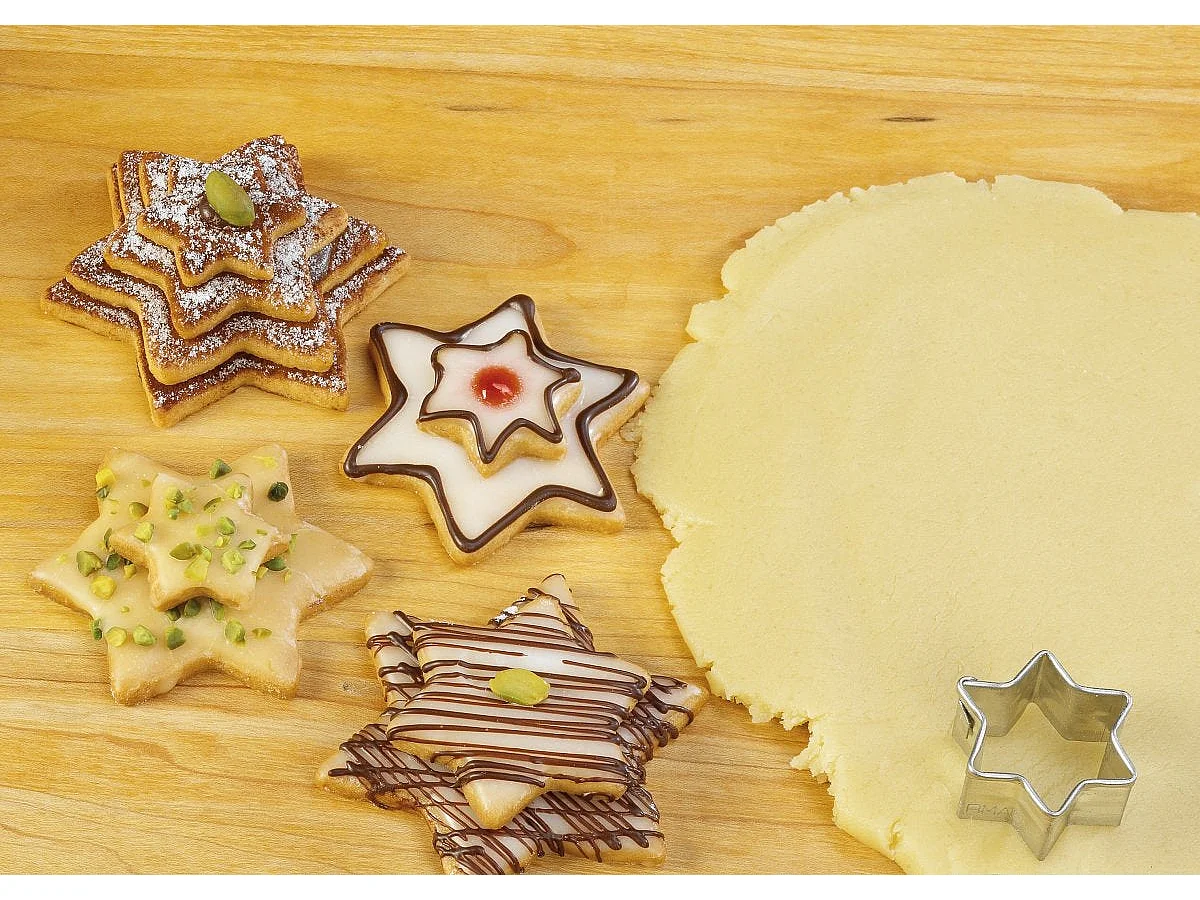 Lot de 4 emporte-pièces de Noël en forme d'étoiles Zenker Emporte-pièces