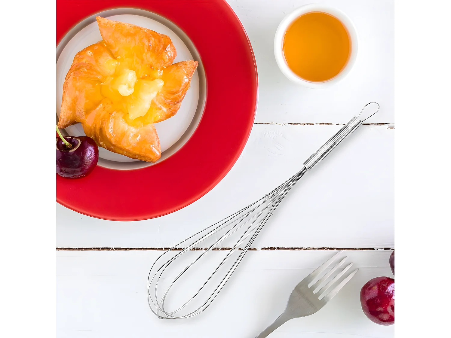 Fouet de cuisine et pâtisserie en inox 25 cm Zenker