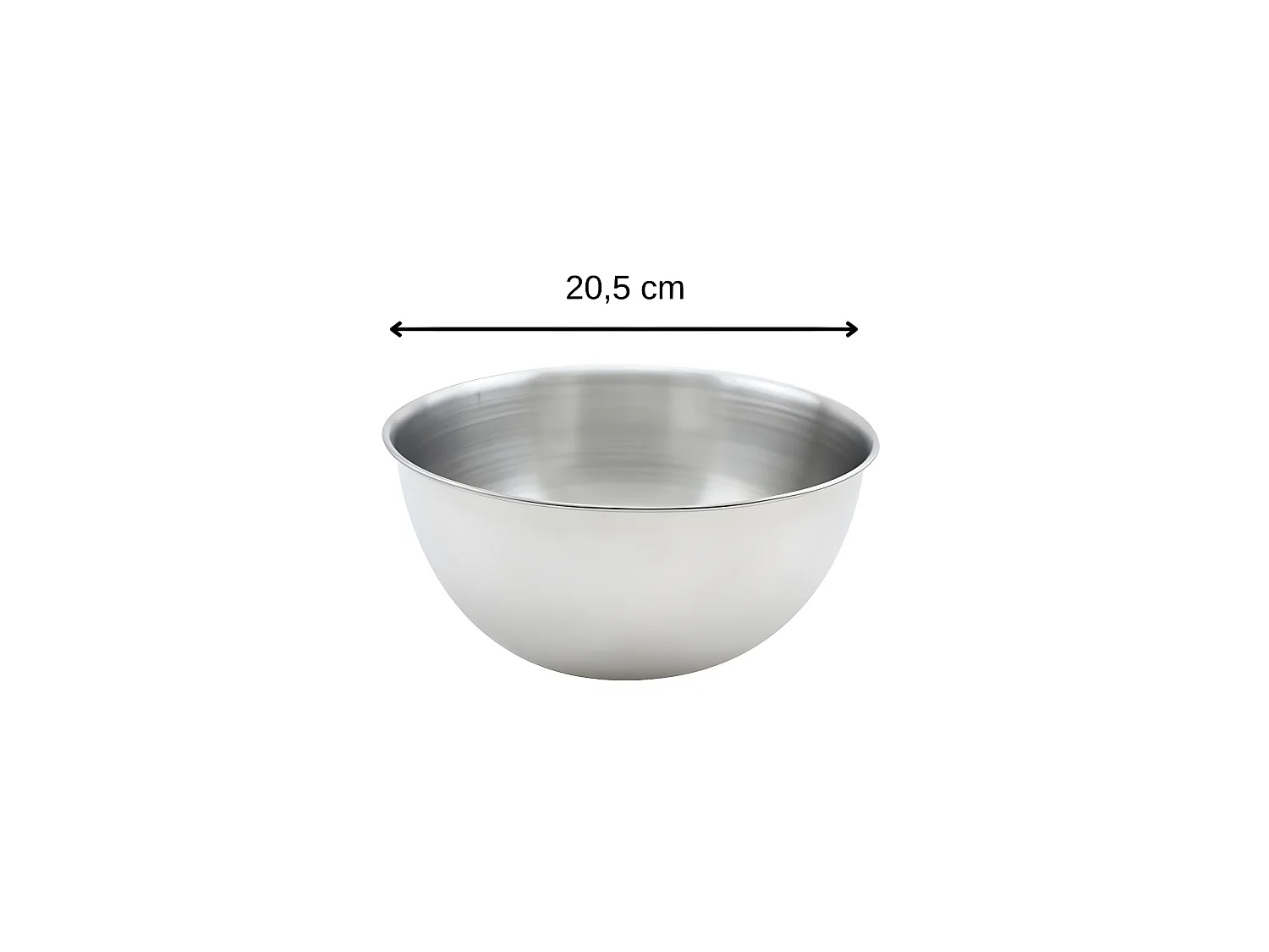 Bol à mixer en inox de 20,5 cm de diamètre Fackelmann Basic