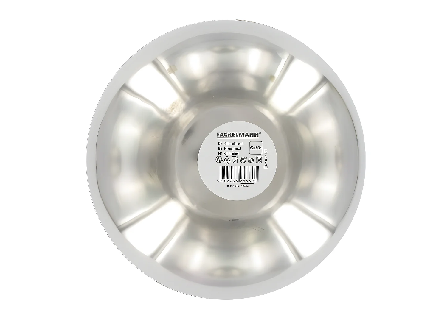 Bol à mixer en inox de 20,5 cm de diamètre Fackelmann Basic