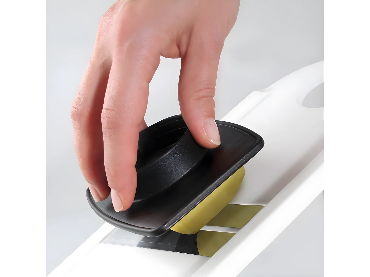 Mandoline de cuisine manuelle double lame avec protège main Fackelmann Basic