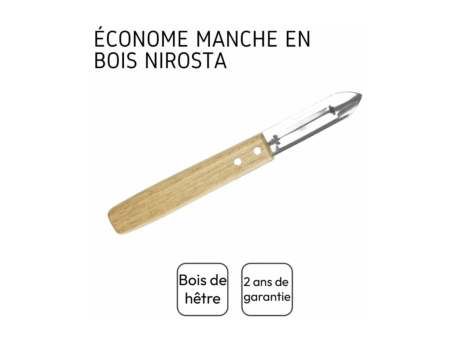 Eplucheur Econome Nature 16 cm Nirosta