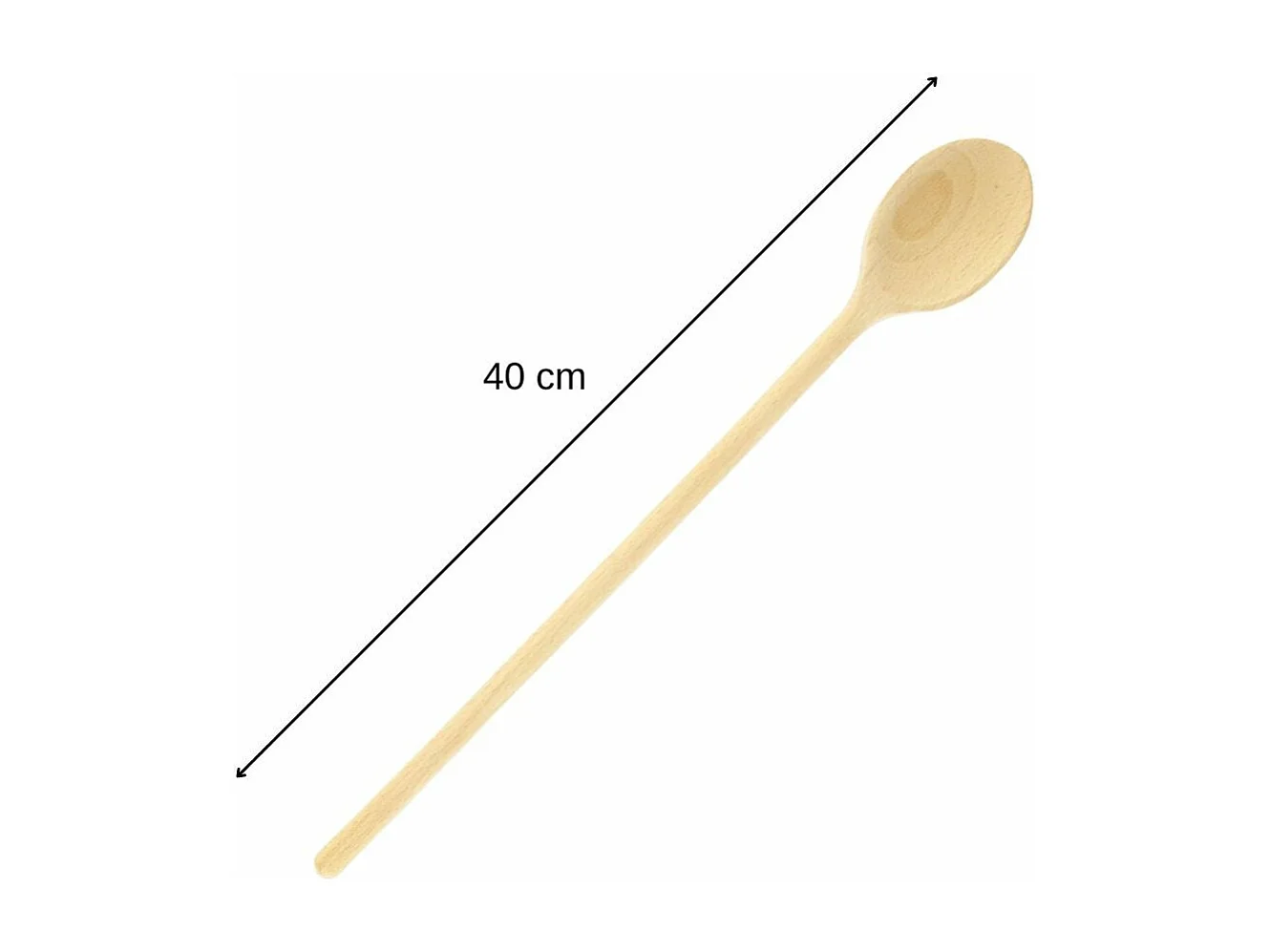 Cuillère de cuisine en bois 40 cm Fackelmann Wood Edition