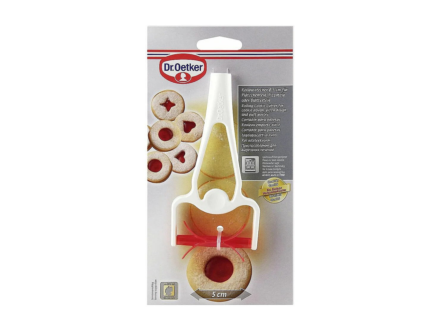 Rouleau découpe pâte 14 cm Dr.Oetker Baker Edition