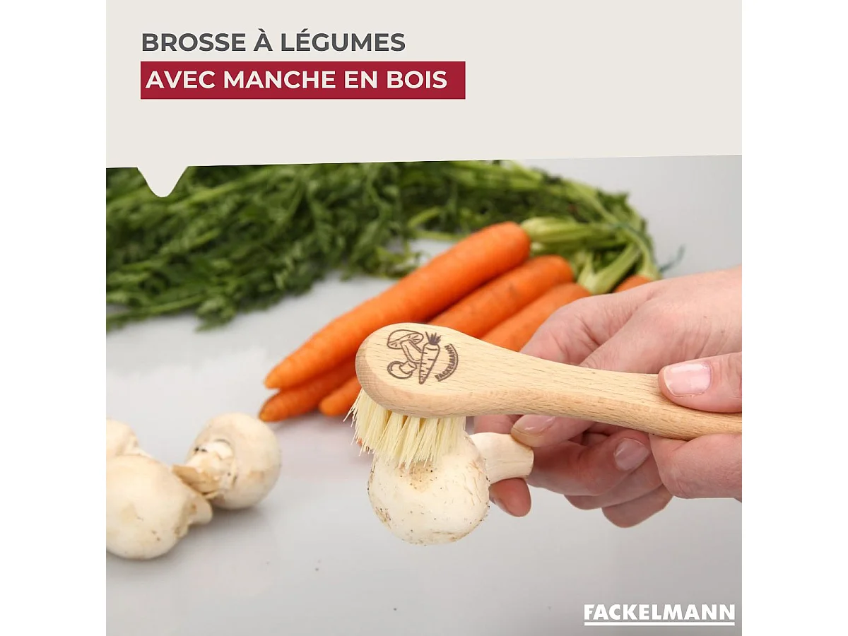 Brosse à légumes en bois Fackelmann Wood Edition