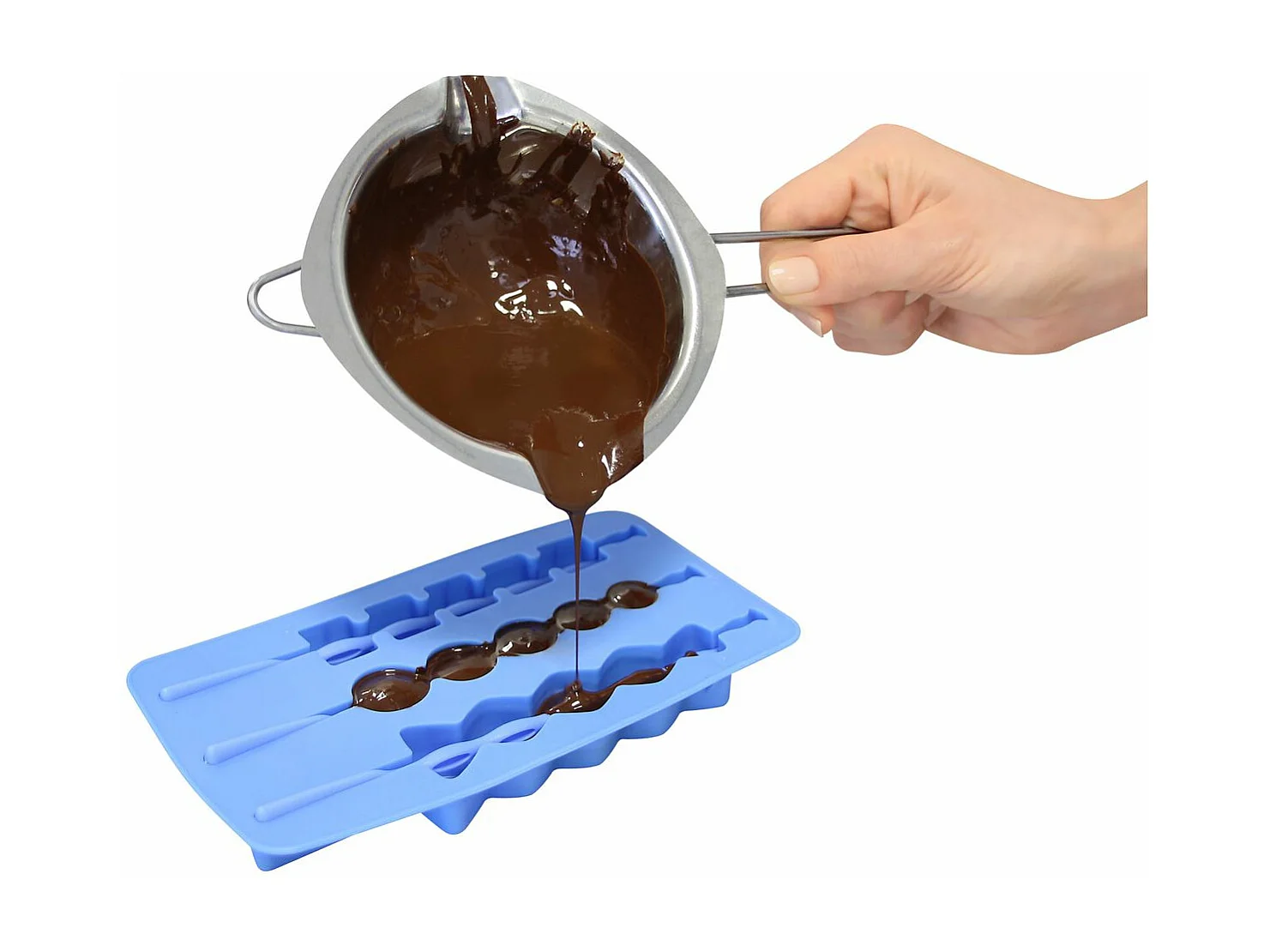 Service à bain marie 26 cm pour chocolat Zenker