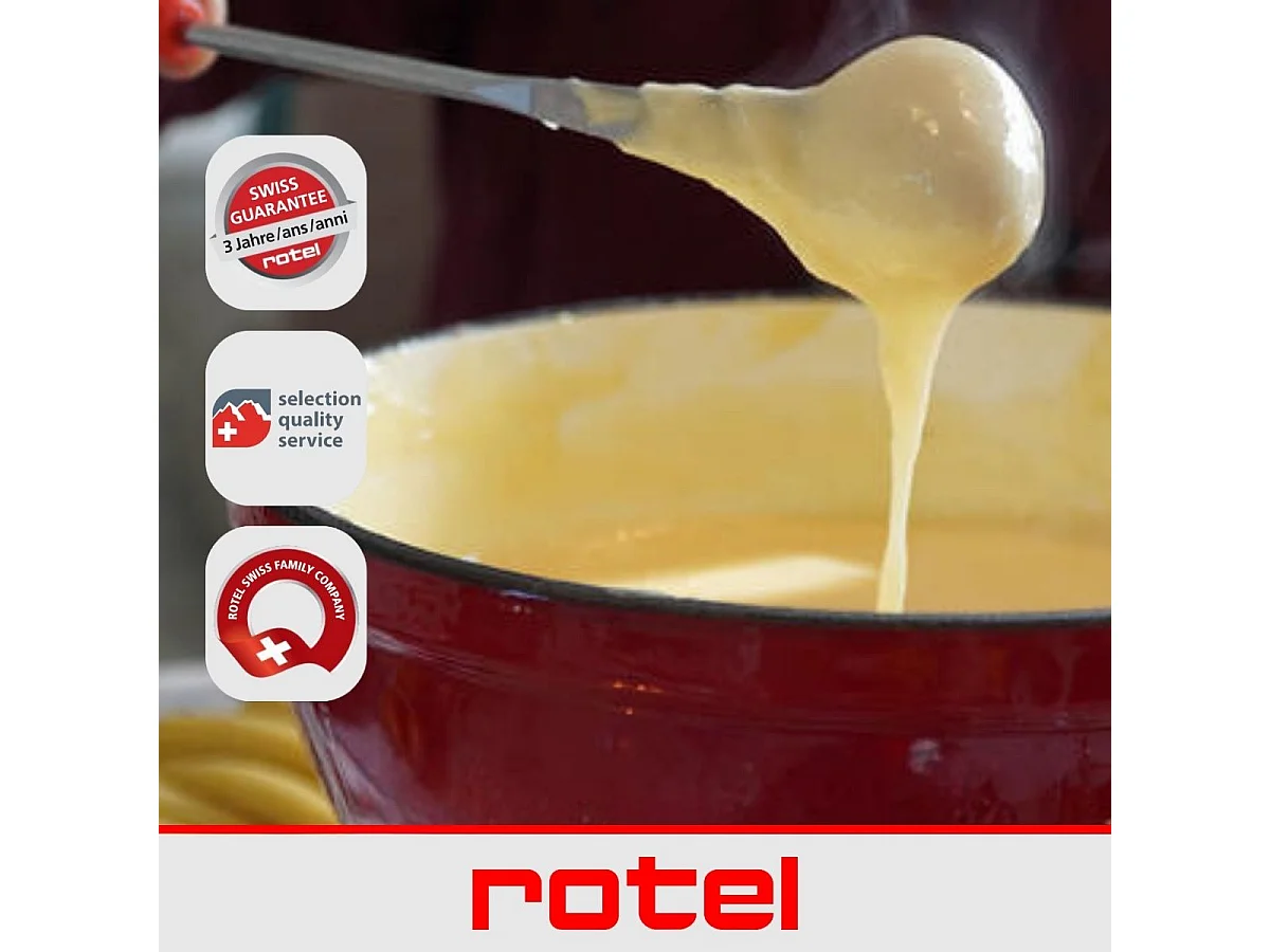 Caquelon à fondue au fromage 2 litres Rotel Swiss Tradition