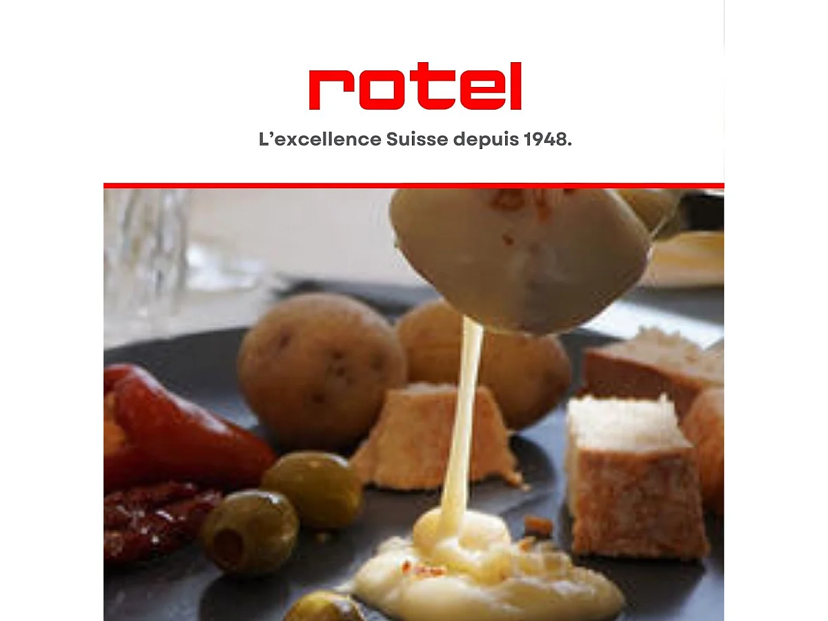 Caquelon à fondue au fromage 2 litres Rotel Swiss Tradition