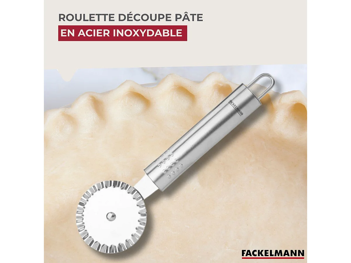 Roulette découpe pâte18 cm  Fackelmann Ovale limited edition