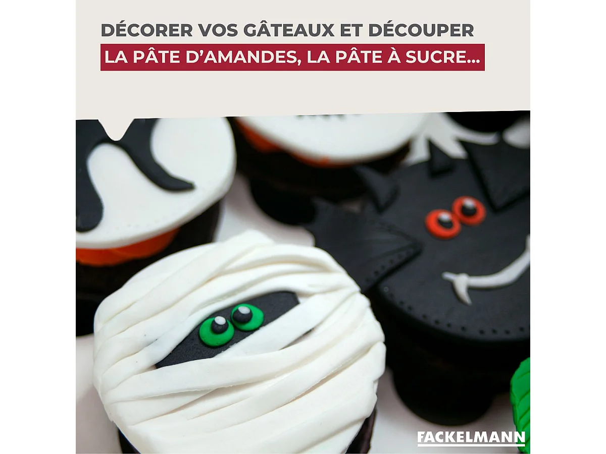 Roulette découpe pâte18 cm  Fackelmann Ovale limited edition