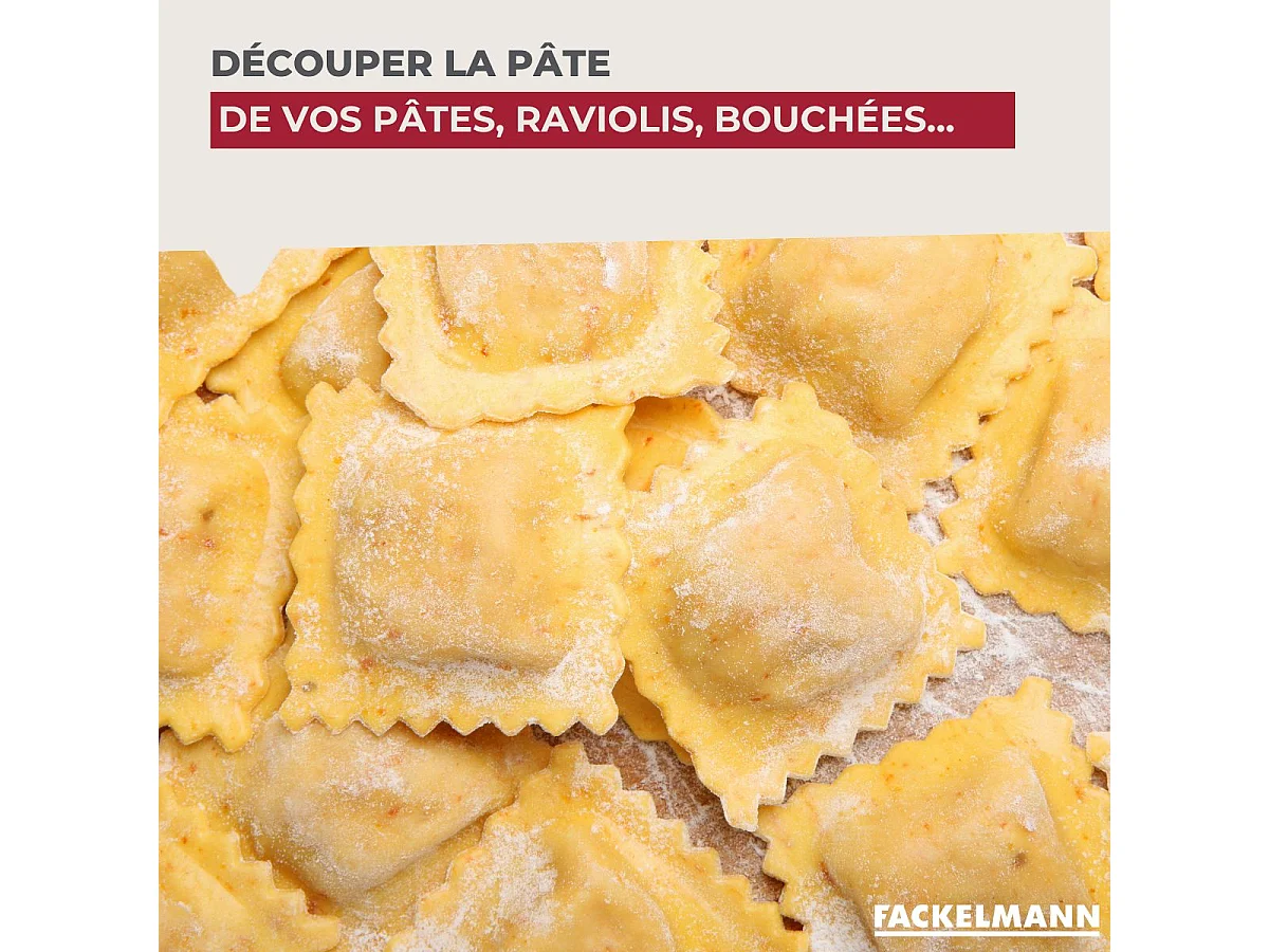 Roulette découpe pâte18 cm  Fackelmann Ovale limited edition