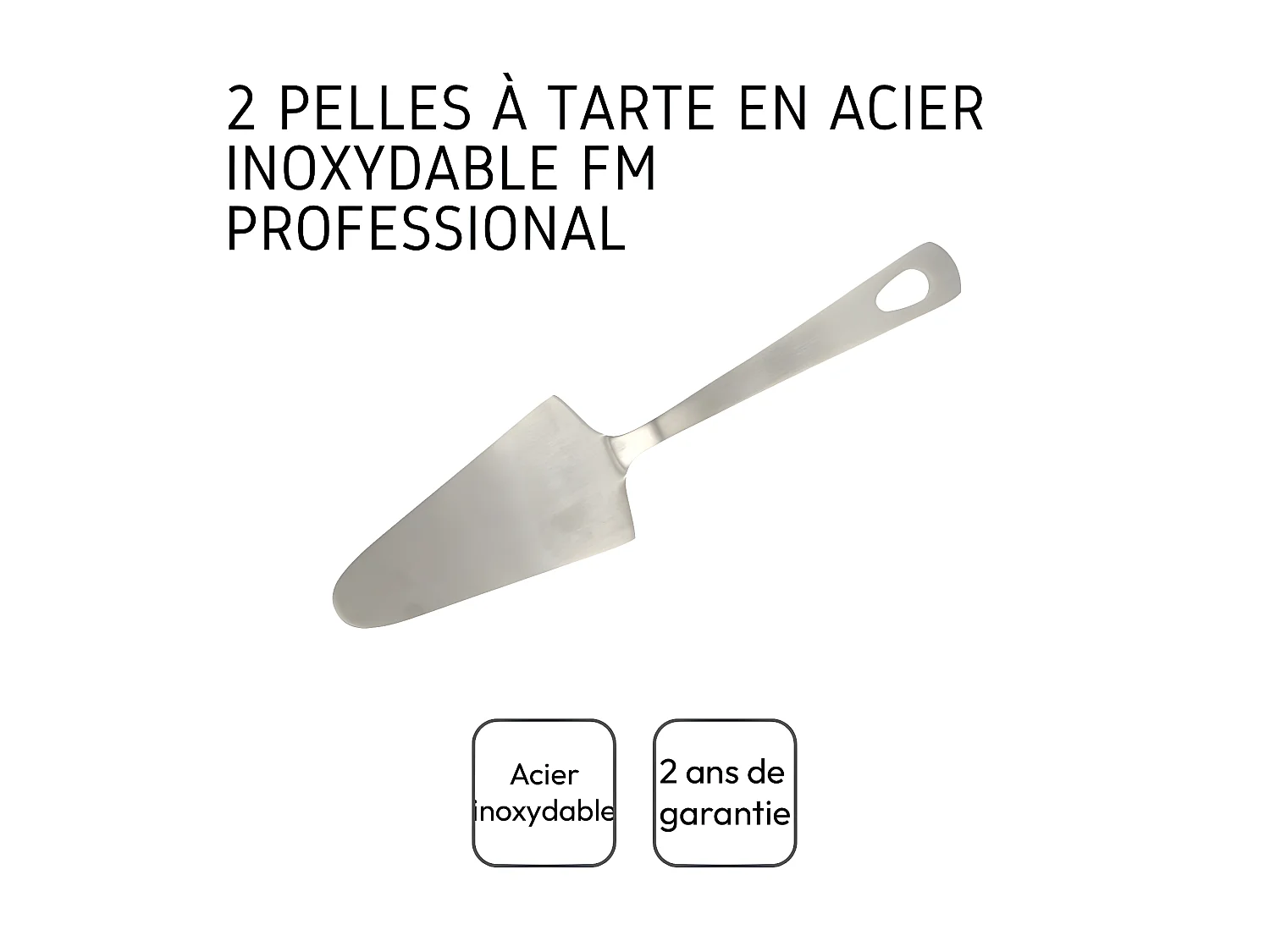 Lot de 2 pelles à tarte 25 cm FM Professional