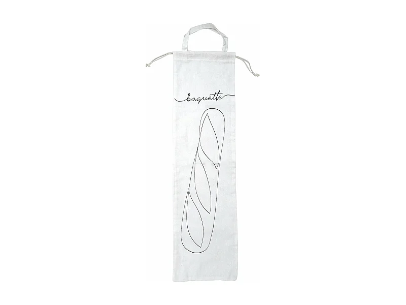 Sac de conservation pour baguette de pain en coton Fackelmann Nature