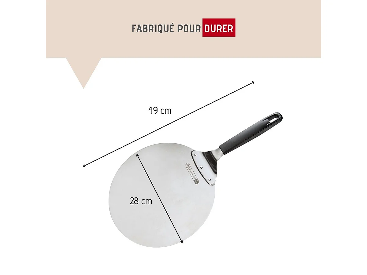 Pelle à pizza ou tarte flambée 49 cm FM Professional Pizza