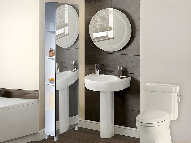 Móvel para Casa de Banho Italy (branco lacado)