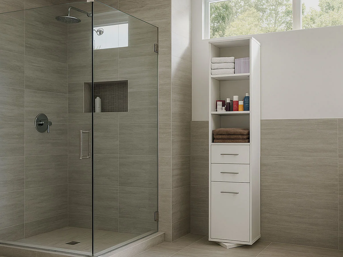 Móvel para Casa de Banho Siena (branco lacado)