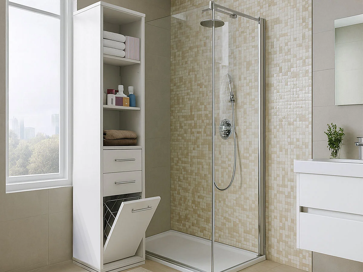 Móvel para Casa de Banho Siena (branco lacado)