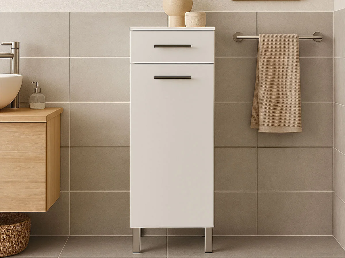 Móvel para Casa de Banho Florença (branco lacado)