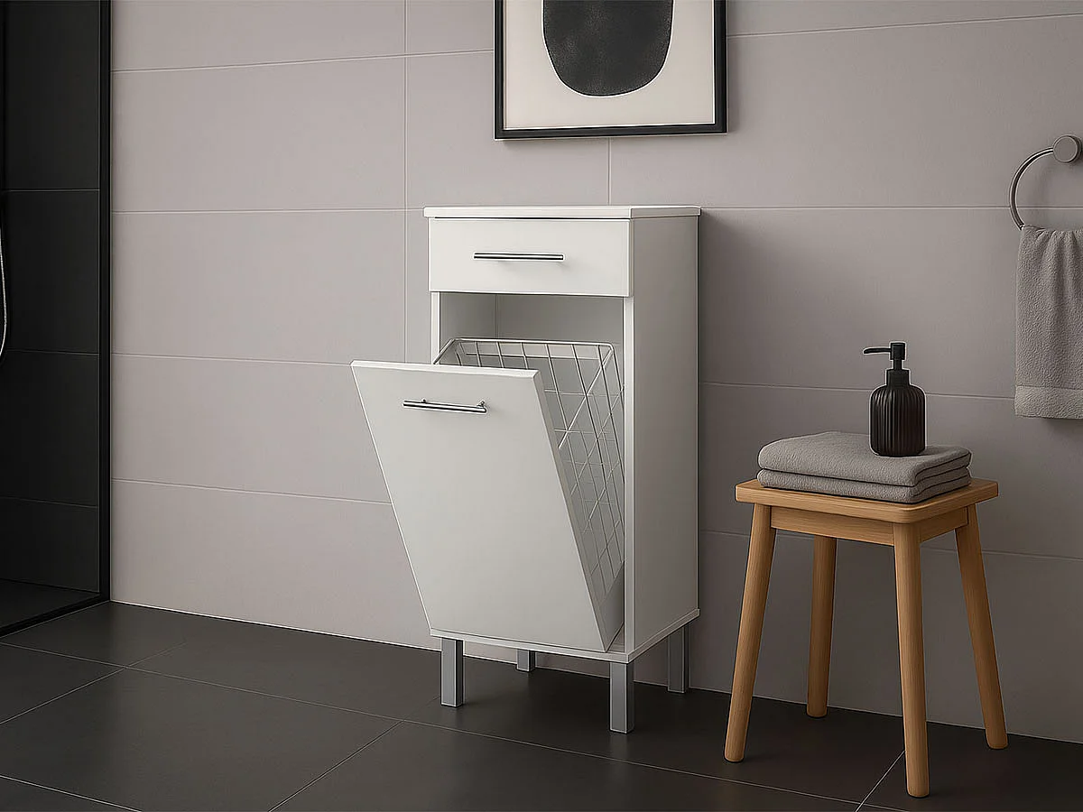 Móvel para Casa de Banho Florença (branco lacado)