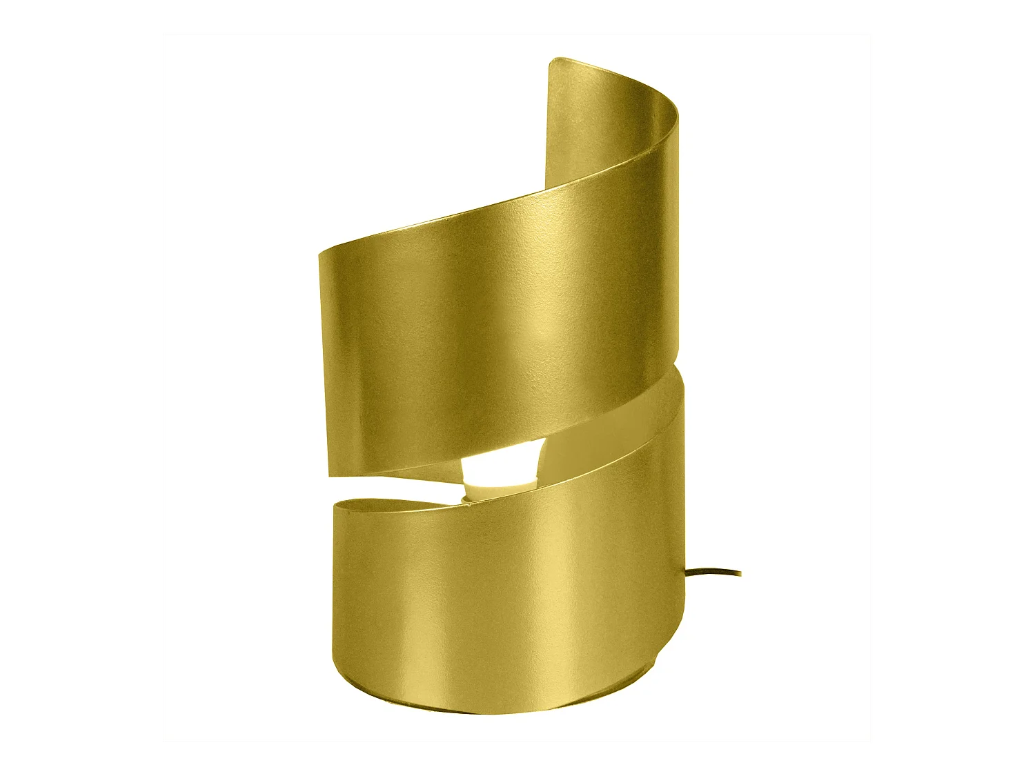 Lampe de Chevet TOSEL ,métal,Doré ,H22xD18xP18cm