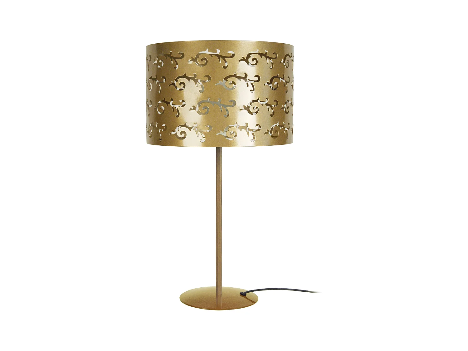 Lampe de Chevet TOSEL ,métal,Doré ,H58xD30xP30cm