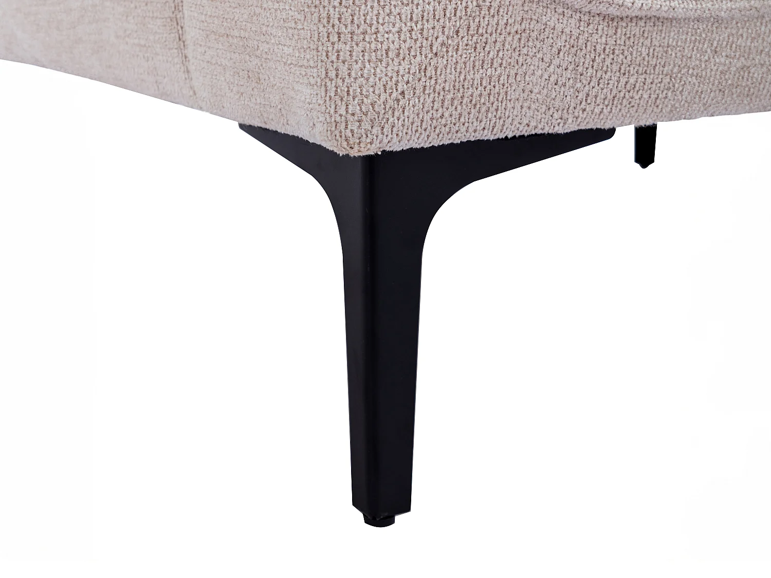 Canapé 3 places et fauteuil en tissu beige TORMELDA