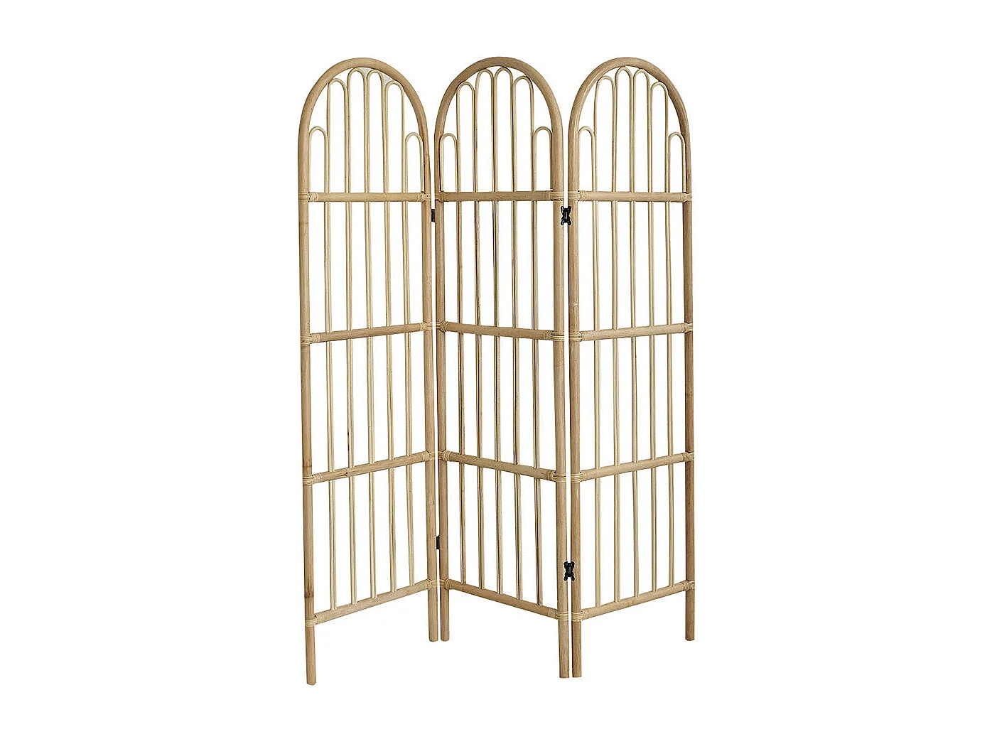 Paravent intérieur en rotin 126 cm