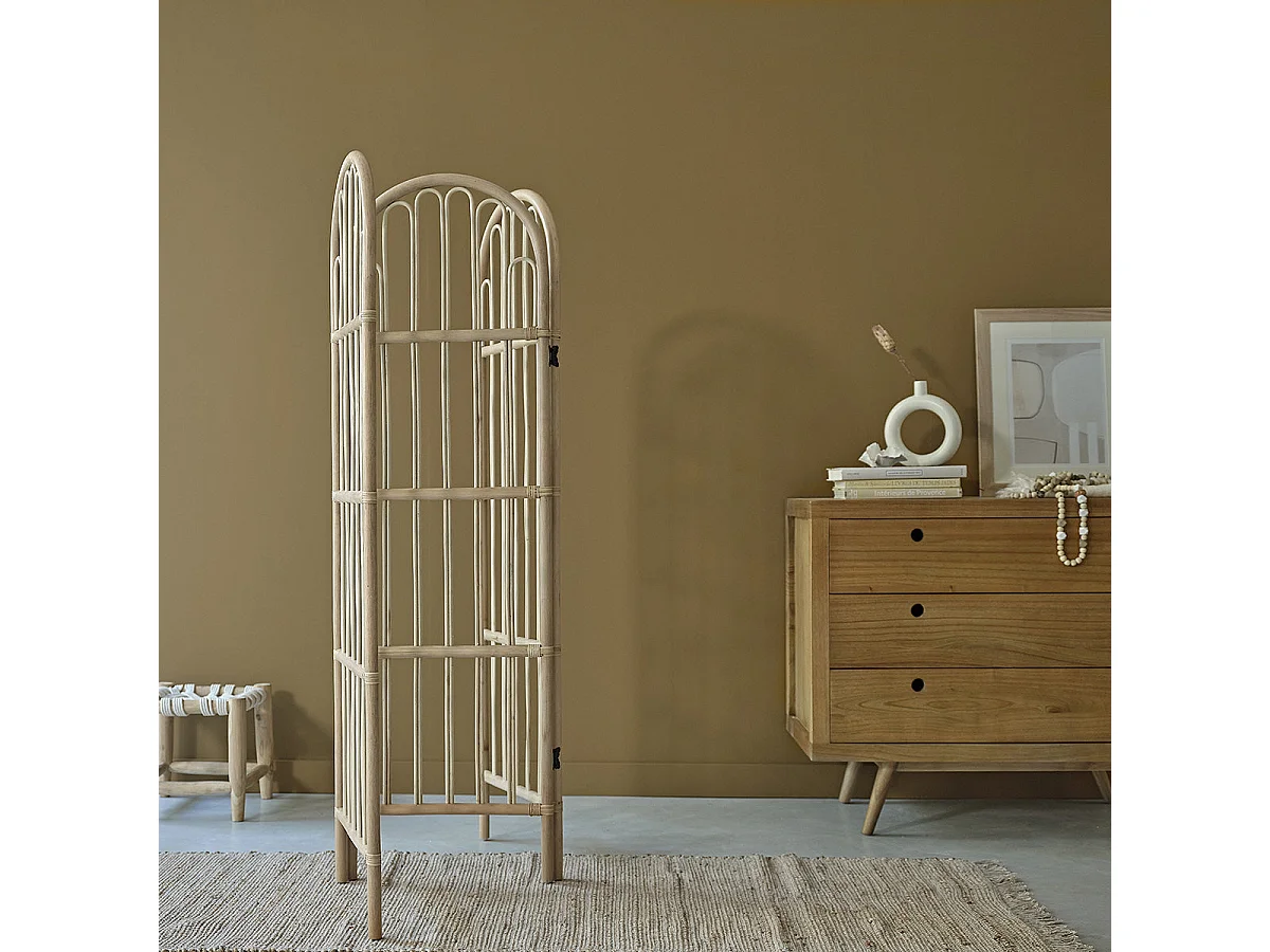 Biombo de ratán 126 cm