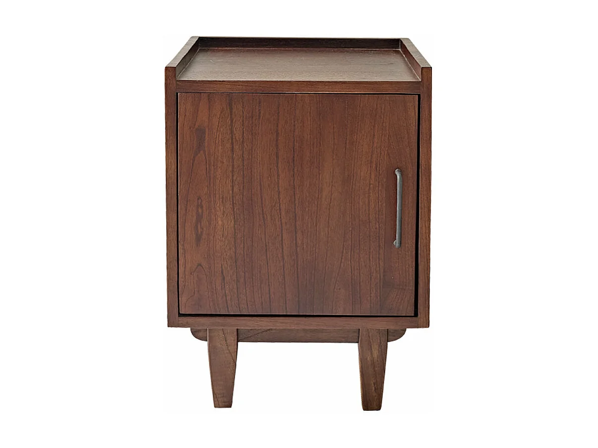 Comodino in legno massello di mindi