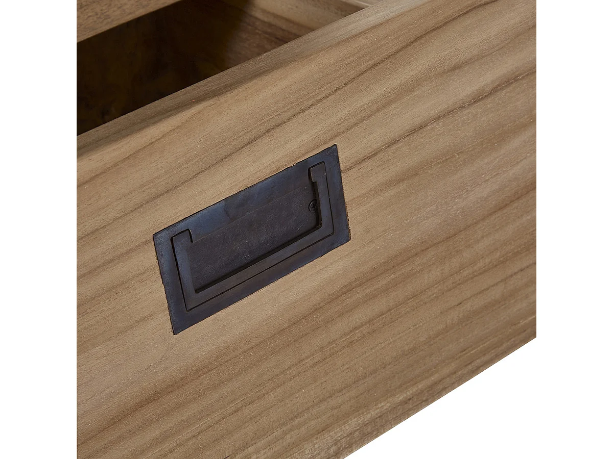 Table de chevet en teck massif