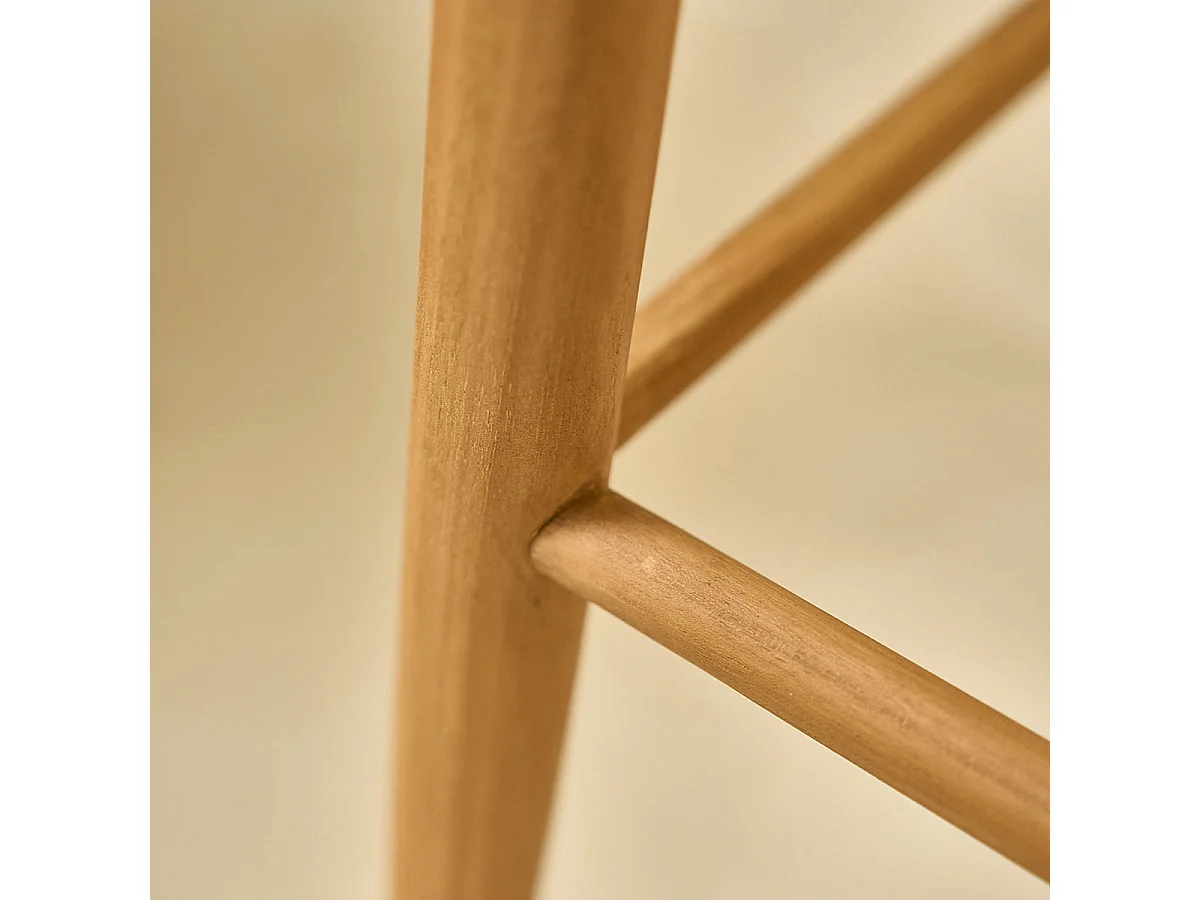 Tabouret en teck massif 75 cm AMBRE