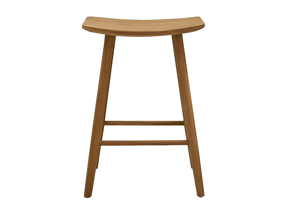 Tabouret en bois teck massif