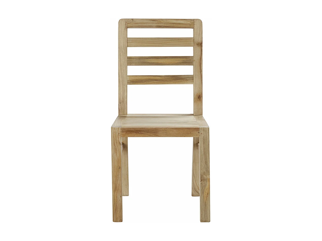 Sedia in legno di teak riciclato